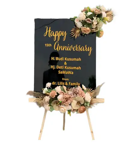 Papan Bunga Akrilik Guntung